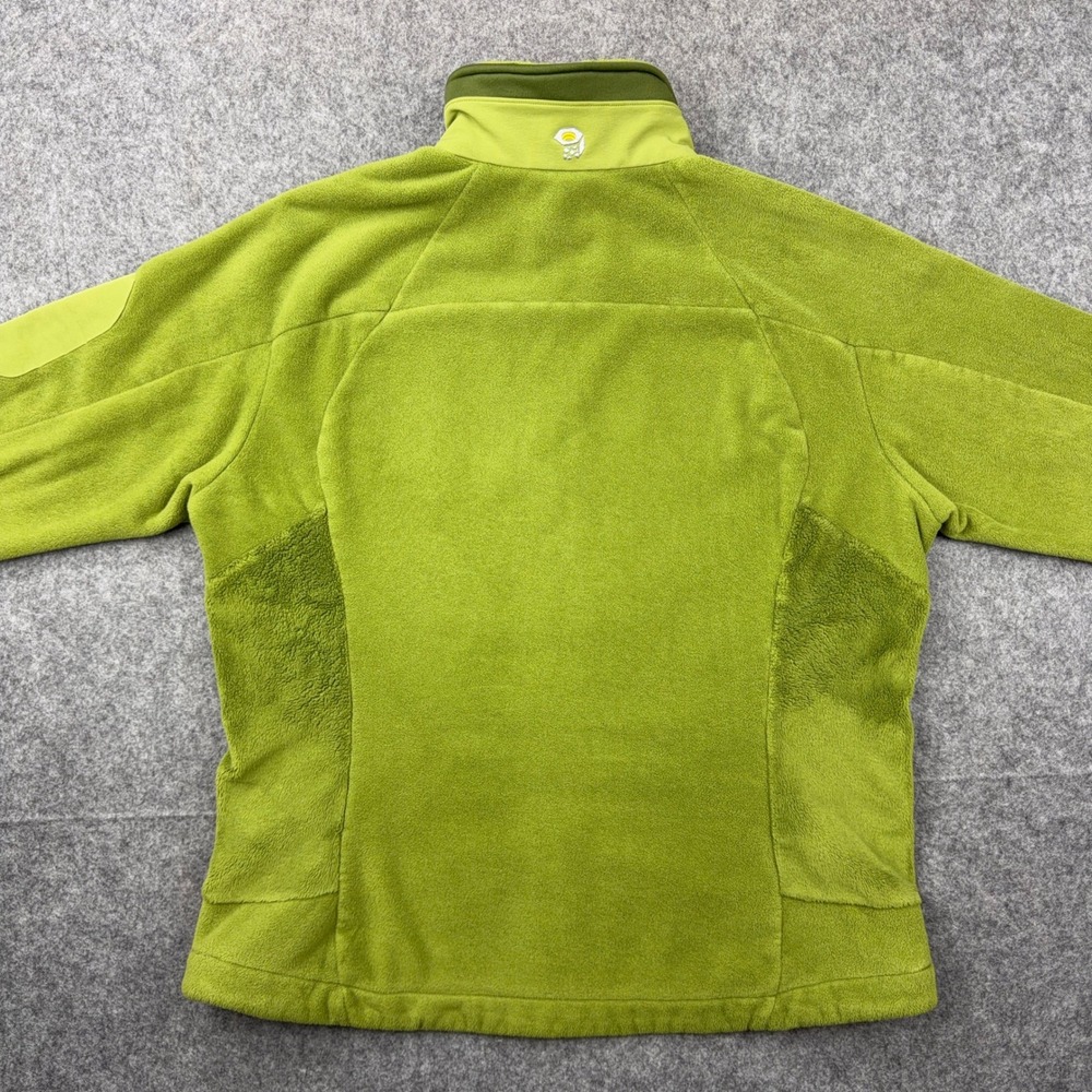 Mountain Hardwear Fleece Jacket‎ Womens Large Green Full Zip Microfleece Hiking - Picture 8 of 13